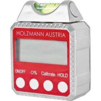 Holzmann Digitale waterpas en hoekmeter - Gradenboog - 90° - metalen behuizing - Magnetisch