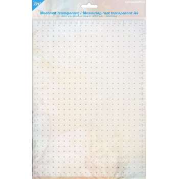 Joy!Crafts / Meetmat transparant met CM-Markering / Liniaal / A4