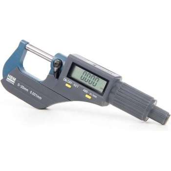 HBM Digitale Buiten Micrometer Spatwaterdicht 0 - 25mm