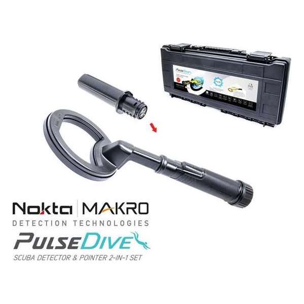 Nokta|Makro Pulse Dive scubatector en pinpointer Metaaldetector ZWART