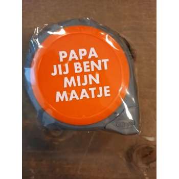 Rolmaat papa jij bent mijn maatje - 5M - Kado