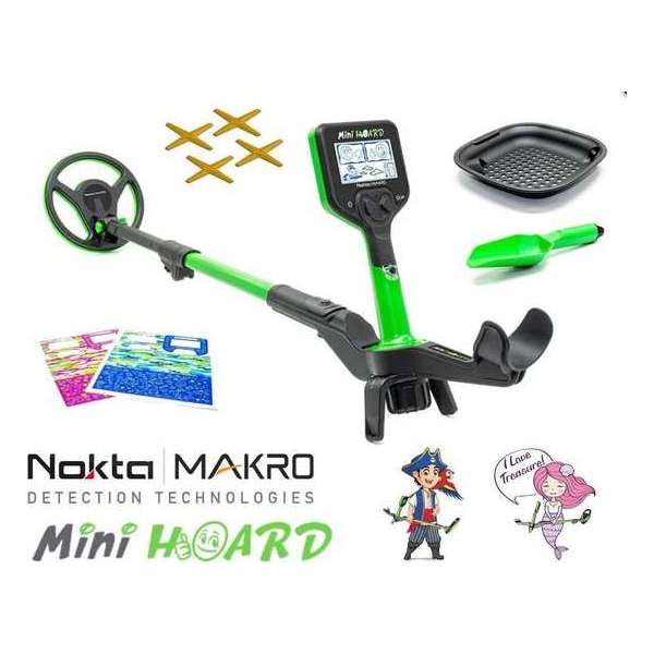 Nokta Makro Mini Hoard kinderdetector incl. 'cool kit' voor kinderen van 4 tm c.a. 8 jaar