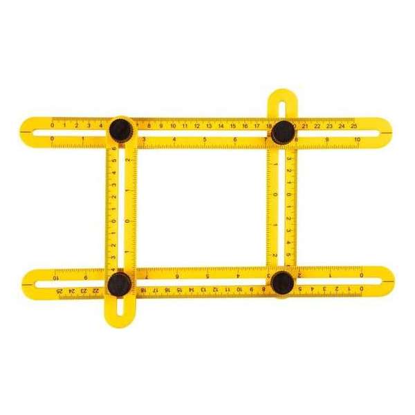 Multifunctionele vierzijdige hoekmeter