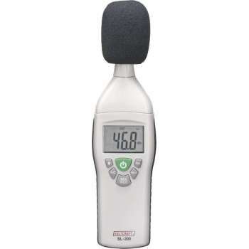 VOLTCRAFT Decibelmeter SL-200 30 - 130 dB 31.5 Hz - 8 kHz