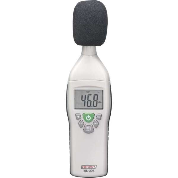 VOLTCRAFT Decibelmeter SL-200 30 - 130 dB 31.5 Hz - 8 kHz