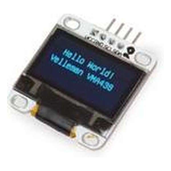 Velleman 0.96" OLED-DISPLAY MET I2C VOOR ARDUINO® (VMA438)"