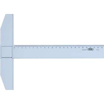 4x MM+R T-liniaal 75cm