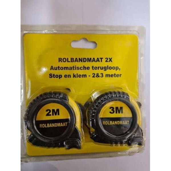 ROLMAAT - 2m - 3m - Bouw - Compact - Set 2 stuks - VirosNL