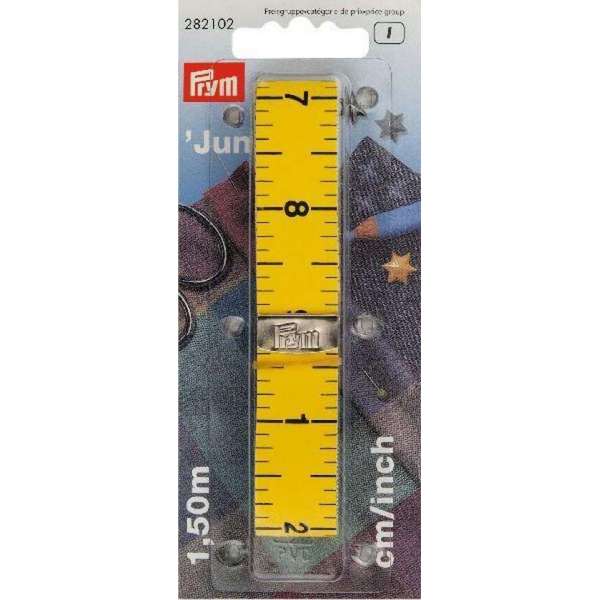 Prym centimeter/inch junior 150 cm - geel