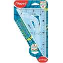 Maped winkelhaak onbreekbaar 21 cm 60° geassorteerde kleuren: blauw en groen