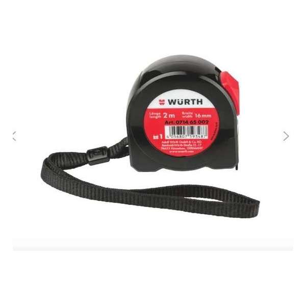 wurth rolbandmaat rolmeter 2 meter - rolmaat