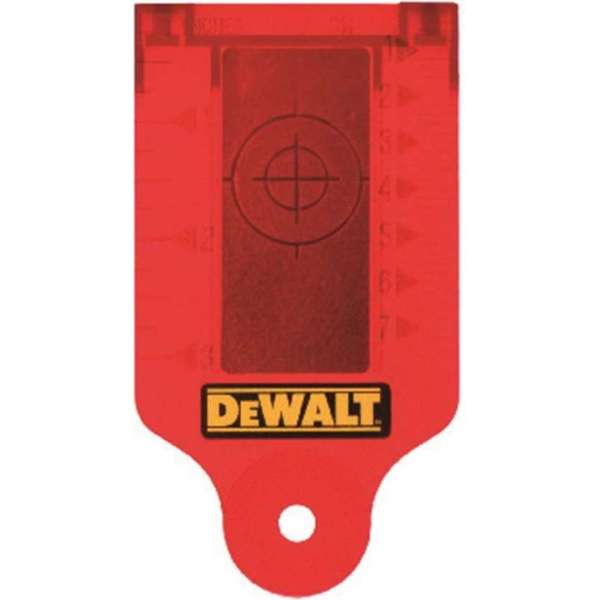 Dewalt DE0730 N437438 ,   Laser Richtkaart | Magnetische Rood