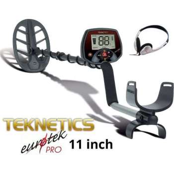 Teknetics Eurotek Pro metaaldetector 11 inch DD zoekspoel