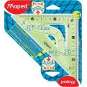 Maped winkelhaak onbreekbaar 21 cm 45° geassorteerde kleuren: blauw en groen