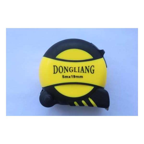 DONGLIANG rolbandmaat 5 meter x 19 mm rolmeter- rolband- rolbandmeter