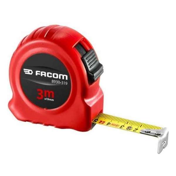 FACOM® 893B.319 - Rolbandmaat 3m/19mm - Dubbelzijdig met ABS-behuizing