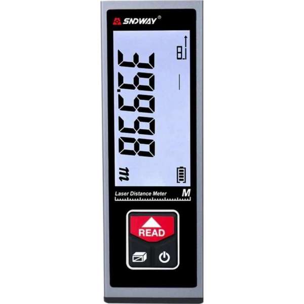 SNDWAY® SW-B40 Digitale Afstandsmeter LCD Met 5 Functies Maximaal 40 Meter