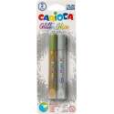 Carioca Glitterlijm zilver en goud op blister 2x10,5ml