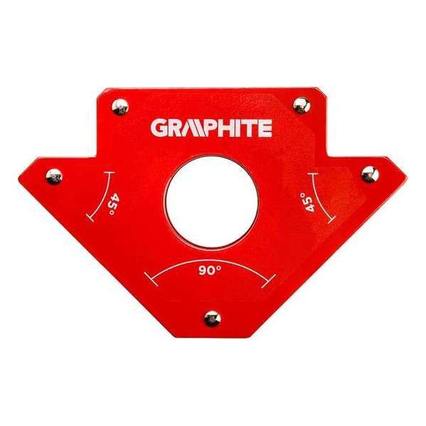 Graphite Magnetische Laswinkelhaak 122x190x25mm