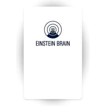 Einstein Brain 5G EMF Anti Straling Bescherming Kaart White - Maat One size