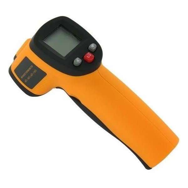 Nedro Brauch Infrarood Warmtemeter - Zwart / Oranje - -50 to 380 graden