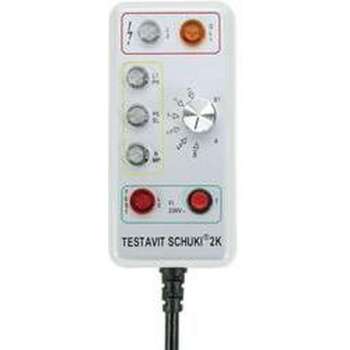 Testboy Testavit Schuki 2K Stopcontacttester CAT III 300 V LED