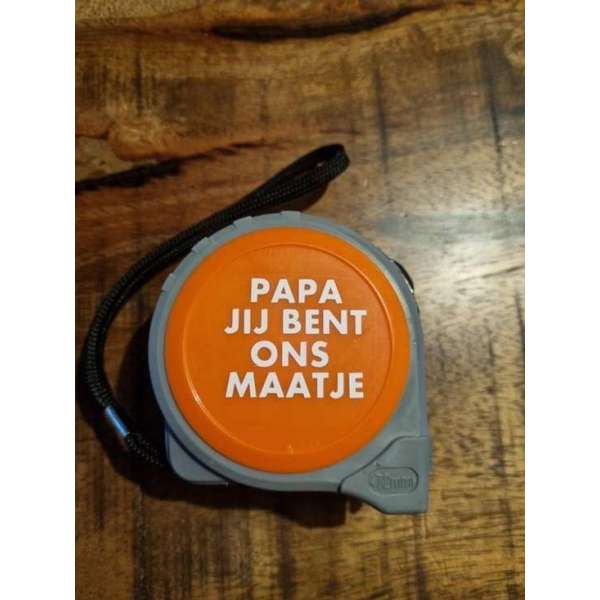 Rolmaat - Papa jij bent ons maatje - Vaderdag - Kado - Gift