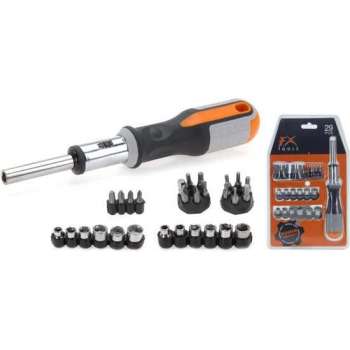 FX Tools Schroevendraaier ratel set 29 delig