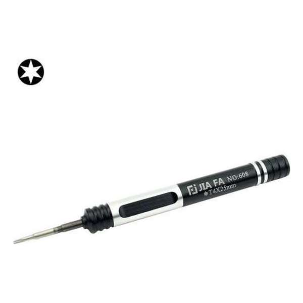 Torx T4 Professionele Schroevendraaier  | Zwart / Black