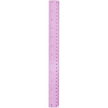 liniaal 30 cm roze