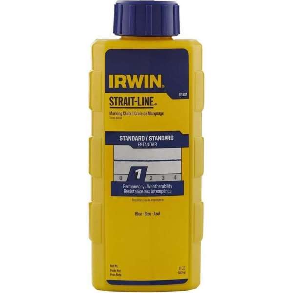 Irwin slaglijnkalk blauw flacon 227 gr - IR64901