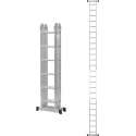 ALDORR Home - Vouwladder Aluminium 4 x 6 treden zonder platform - 6,90 meter