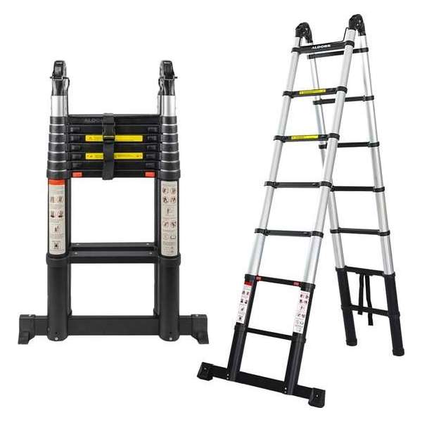 ALDORR Professional - Telescopische Vouwladder 4,40 meter - Soft Close - Levenslang garantie