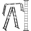 ALDORR Professional - Vouwladder 4 x 3 treden met platform - Aluminium - 3,50 meter