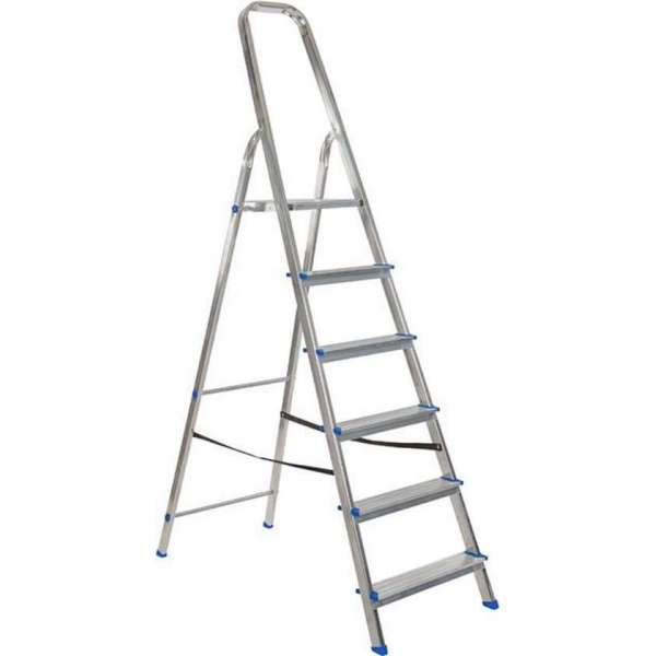 Aluminium Huishoud En Professionele Trapladder 6 Treden