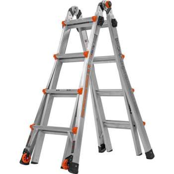 Little Giant Velocity Telescoopladder 4 x 4 sporten.