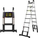 ALDORR Professional - Telescopische Vouwladder 5,00 meter - Soft Close - Levenslang garantie