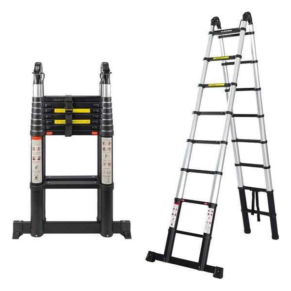 ALDORR Professional - Telescopische Vouwladder 5,00 meter - Soft Close - Levenslang garantie