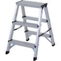 Trapladder - Industrietrap - Trap - Huishoudtrap - 3 Treden - Aluminium