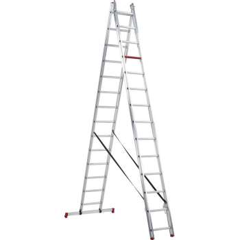 Altrex All Round Reformladder 2delig - 2x14 sporten - Werkhoogte 7m