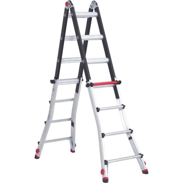 Altrex Varitrex Teleprof 4x5 sporten - Telescopische ladder - Werkhoogte 6.25m