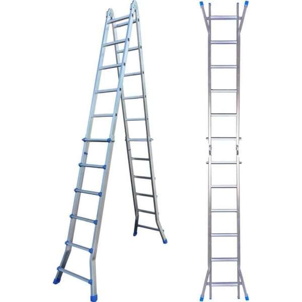 ALDORR Home - Little Giant Uitschuifbare Vouwladder 4x6 - 6,20 meter