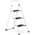 MSW Trapladder - 3 treden - staal - hoogte 70.5 cm