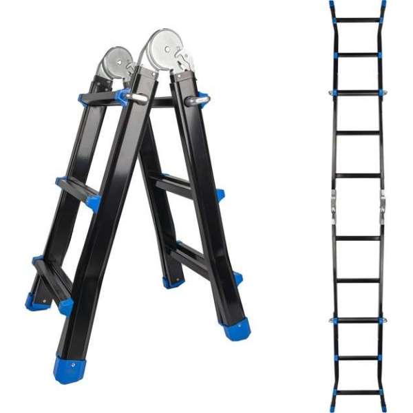 ALDORR Professional - Little Giant Uitschuifbare Vouwladder 4x3 - 2,80 meter