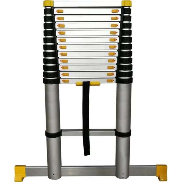 Mr Safe Telescopische ladder - 13 Treeds - Soft Close - Werkhoogte 3.91m