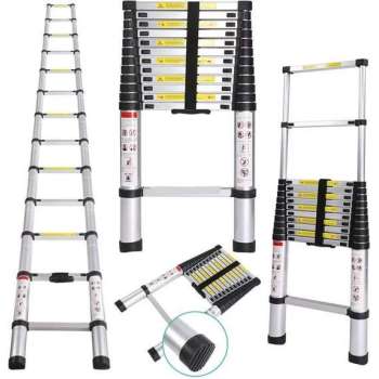 UltraToolz Telescopische ladder 13 treeds - Werkhoogte 3.80m