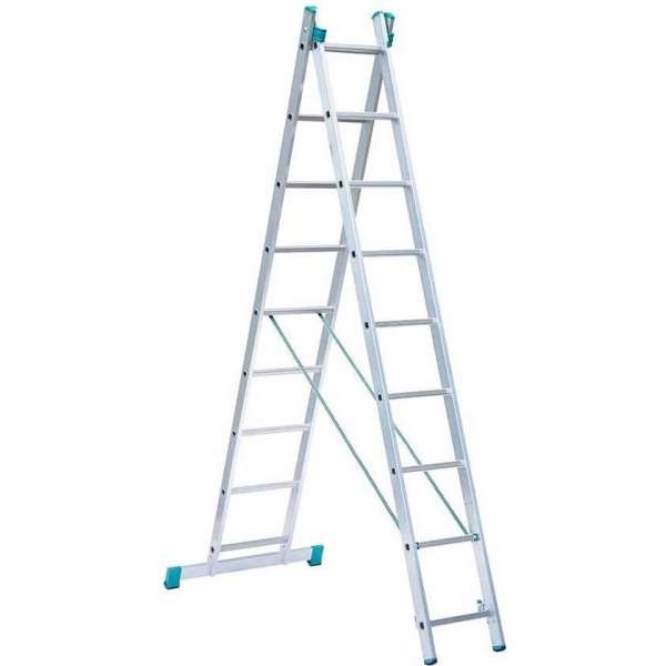 Eurostairs Home Ladder Dubbel - 2x9 treden