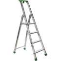 Escalo – Industriële trapladder  – Quadra  – Aluminium – 4 treden – 148 cm