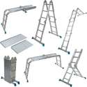 Silverline Multifunctionele Ladder Met Platform 3,6 Meter - 12 Sporten