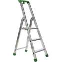 Escalo – Industriële trapladder  – Quadra  – Aluminium – 3 treden – 125 cm